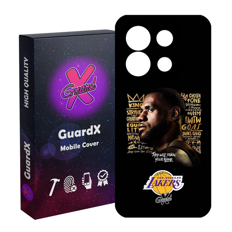 کاور گارد ایکس طرح Lebron James مدل Glass10120 مناسب برای گوشی موبایل شیائومی Redmi Note 13 5G