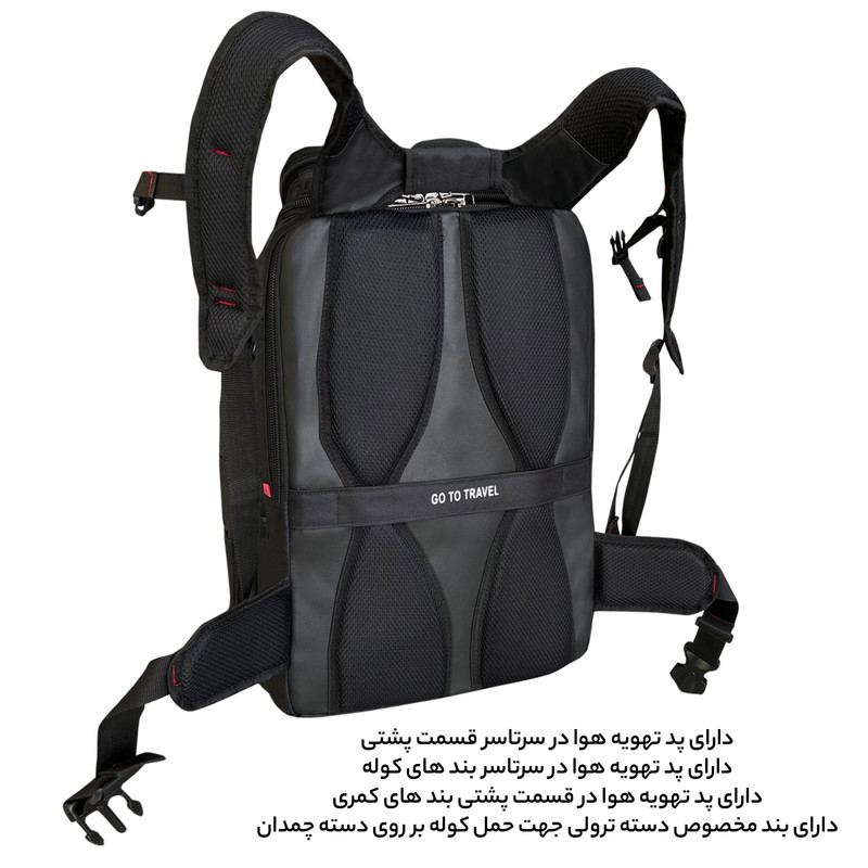 کوله پشتی لپ تاپ فوروارد مدل FCLT0016GAMERS PRO مناسب برای لپ تاپ 16 تا 17 اینچی