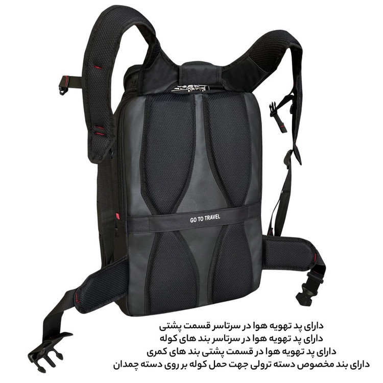 کوله پشتی لپ تاپ فوروارد مدل FCLT0017GAMERS PRO مناسب برای لپ تاپ 16 تا 18 اینچی