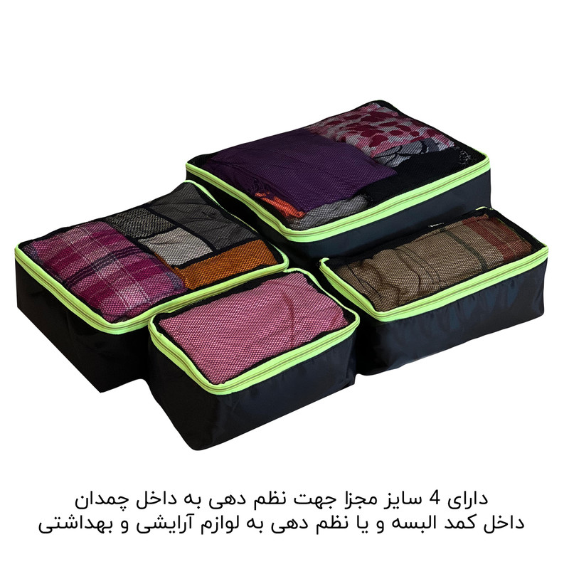 نظم دهنده چمدان فوروارد مدل FCLT44112 سری چهار عددی