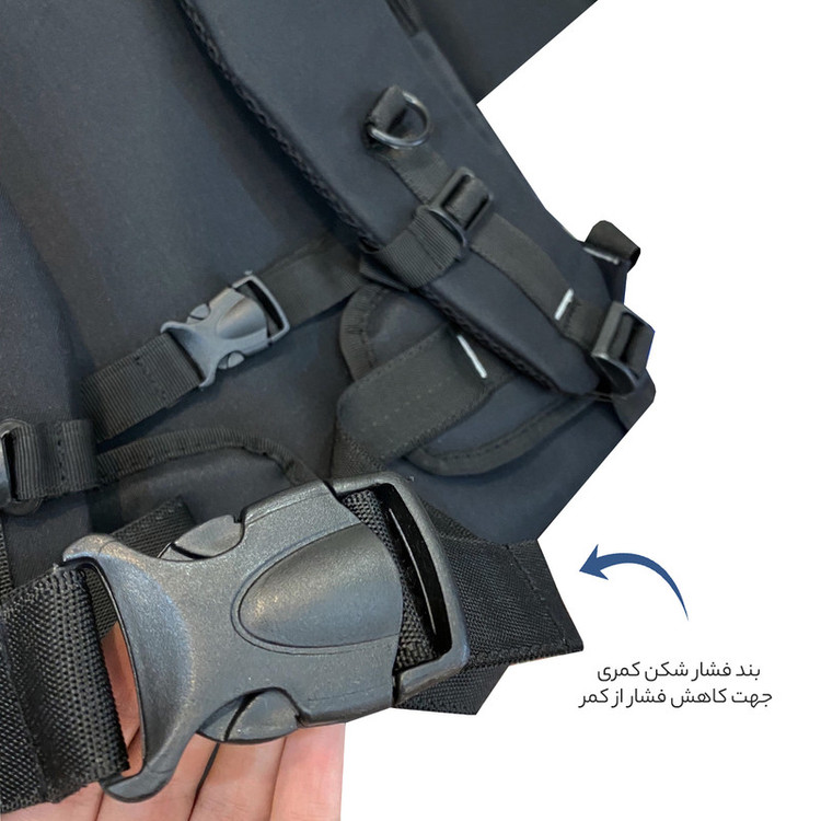 کوله پشتی کوهنوردی 65 لیتری فوروارد کد FCLT8020