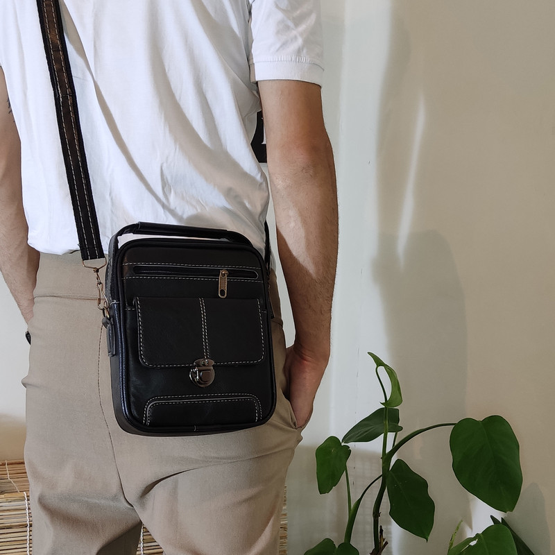 کیف رودوشی مردانه مدل he138