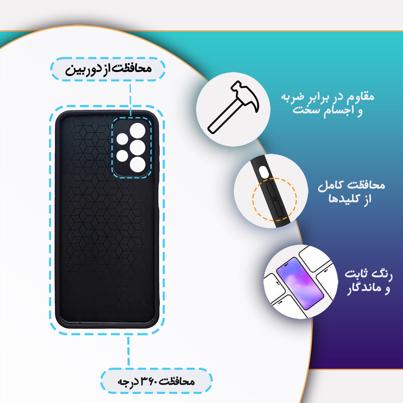 کاور گارد قاب علوی مدل ML مناسب برای گوشی موبایل سامسونگ Galaxy A23