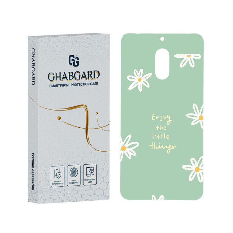 کاور قاب گارد مدل گل مناسب برای گوشی موبایل نوکیا 6