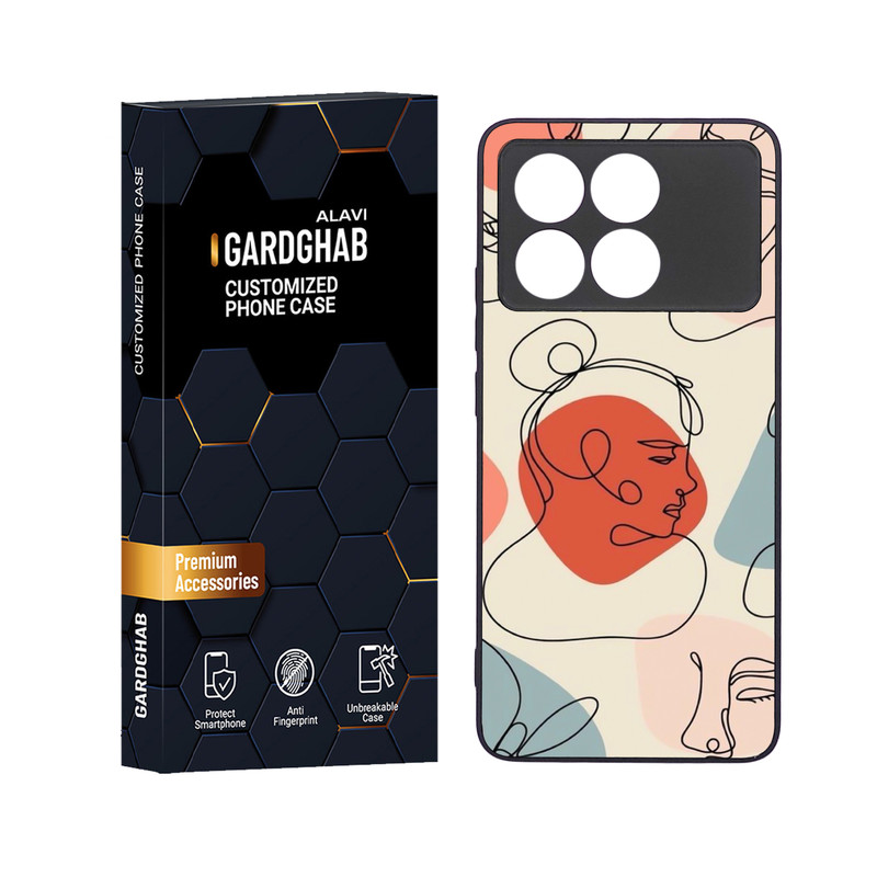 کاور گارد قاب علوی مدل دور ژله ای مناسب برای گوشی موبایل شیائومی Poco X6 Pro