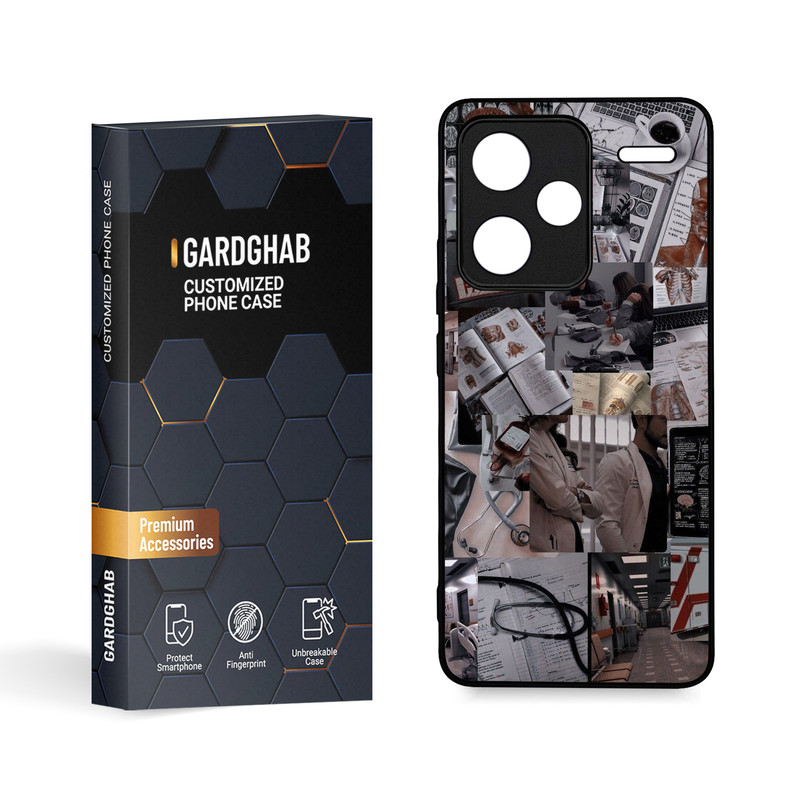 کاور گارد قاب مدل پسرانه مناسب برای گوشی موبایل شیائومی Redmi Note 13 Pro Plus 5G