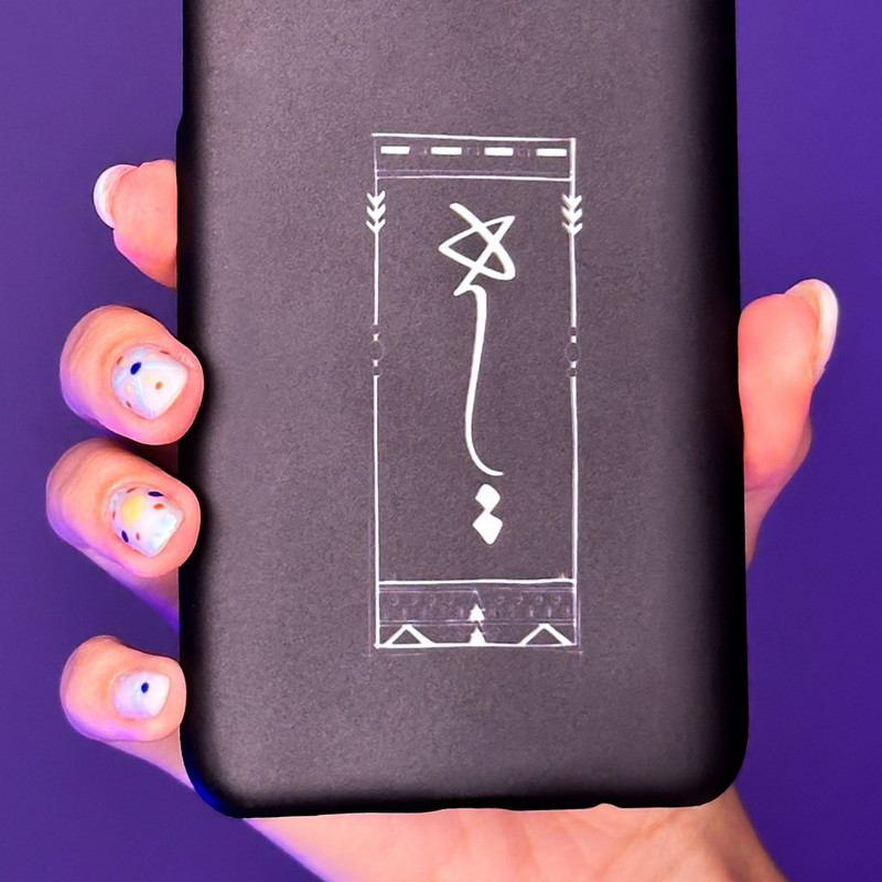 کاور گارد قاب علوی مدل تایپوگرافی مناسب برای گوشی موبایل سامسونگ Galaxy A50