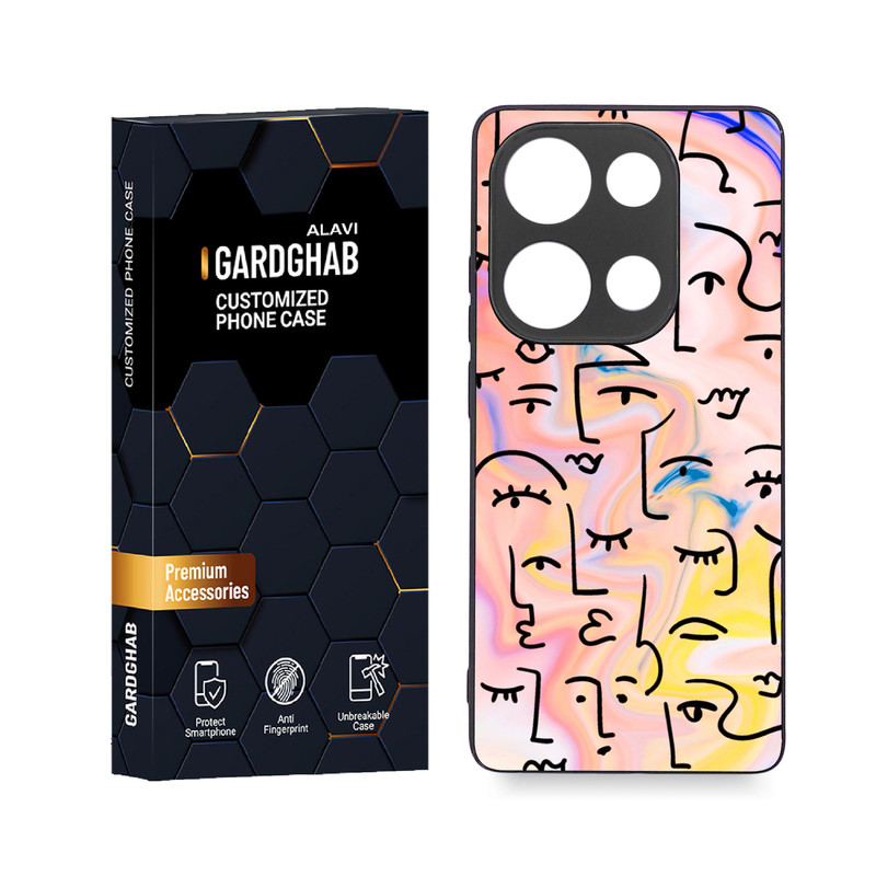 کاور گارد قاب علوی مدل دور ژله ای مناسب برای گوشی موبایل شیائومی Redmi Note 13 Pro 4G