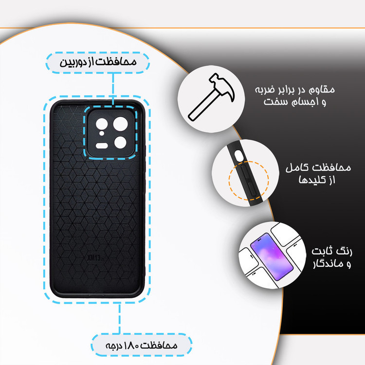 کاور گارد قاب مدل فانتزی مناسب برای گوشی موبایل شیائومی Mi 13 5G