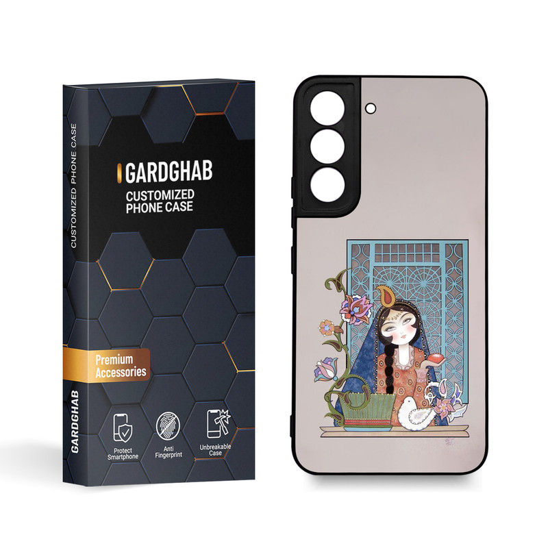 کاور گارد قاب مدل دخترانه مناسب برای گوشی موبایل سامسونگ Galaxy S22