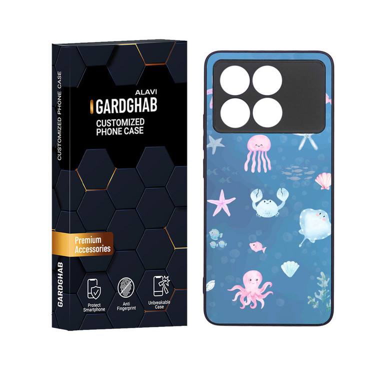 کاور گارد قاب علوی مدل دور ژله ای مناسب برای گوشی موبایل شیائومی Poco X6 Pro
