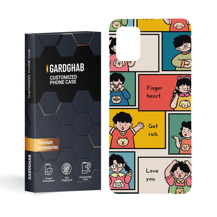 کاور گارد قاب مدل فانتزی مناسب برای گوشی موبایل سامسونگ Galaxy A51 / M40S / A515F
