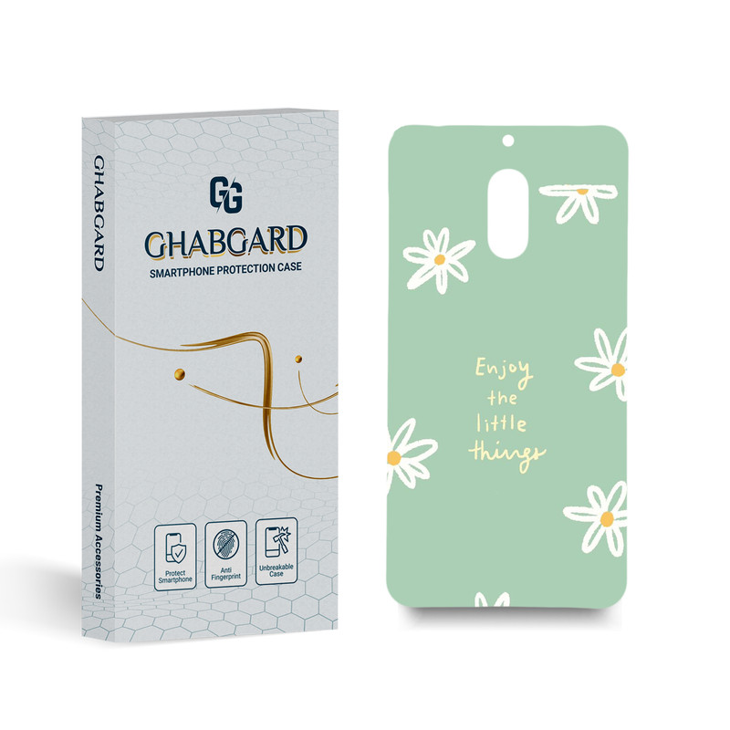 کاور قاب گارد مدل گل مناسب برای گوشی موبایل نوکیا 6