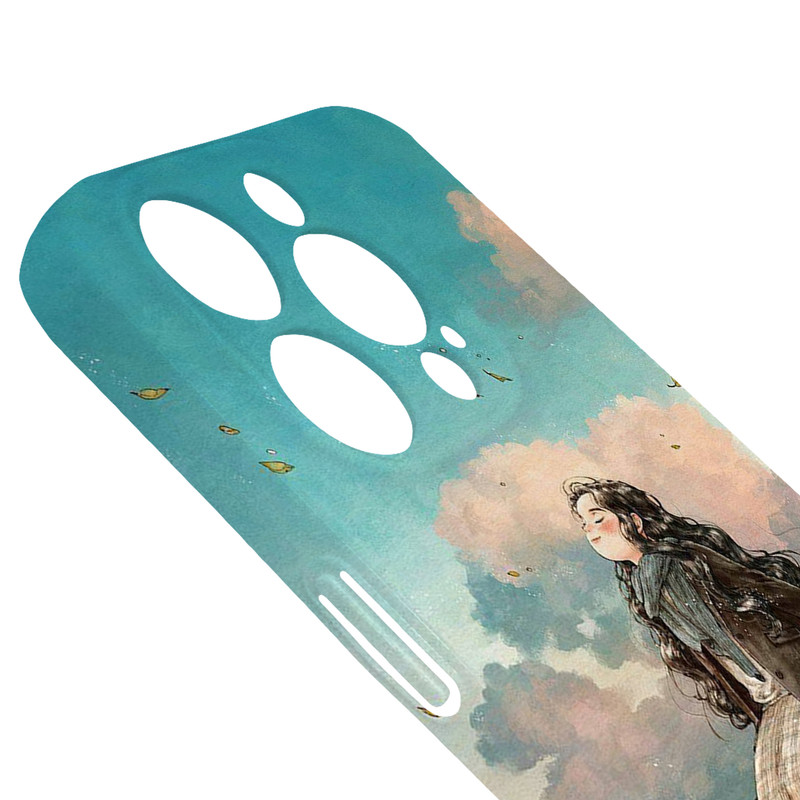 کاور گارد قاب مدل دخترانه مناسب برای گوشی موبایل اپل iPhone 15 Promax