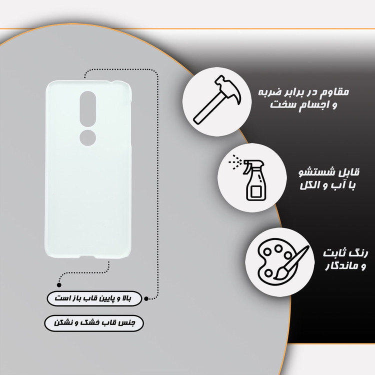 کاور قاب گارد مدل پسرانه مناسب برای گوشی موبایل نوکیا 7.1