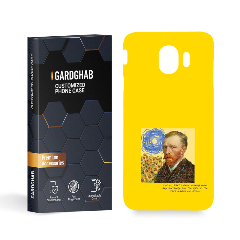 کاور گارد قاب مدل هنری مناسب برای گوشی موبایل سامسونگ Galaxy J4 2018