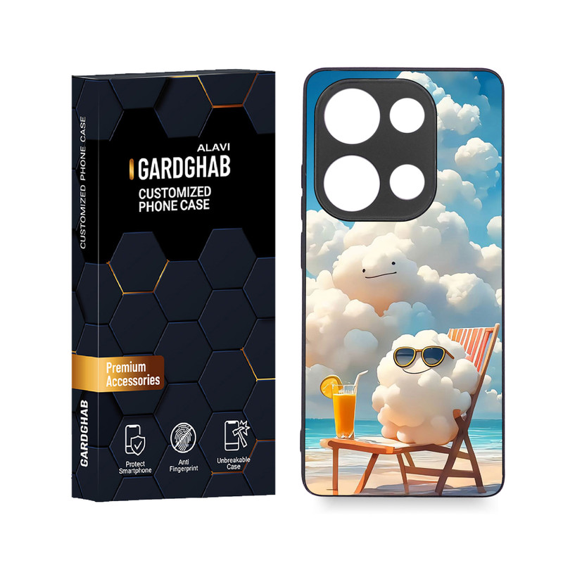 کاور گارد قاب علوی مدل دور ژله ای مناسب برای گوشی موبایل شیائومی Redmi Note 13 Pro 4G