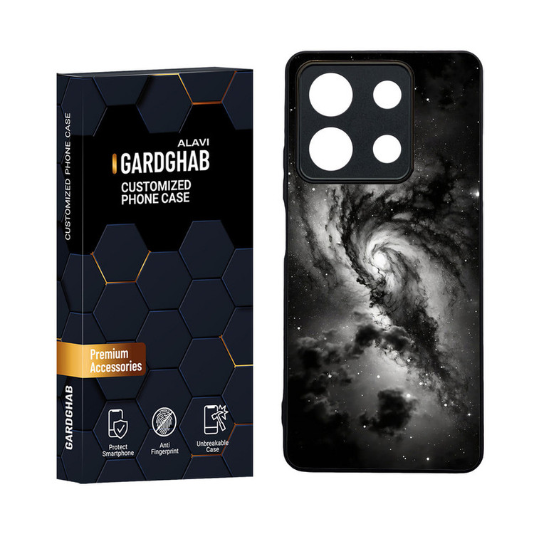 کاور گارد قاب مدل دورژله ای پشت گلس پسرانه مناسب برای گوشی موبایل شیائومی Redmi Note 13 5G