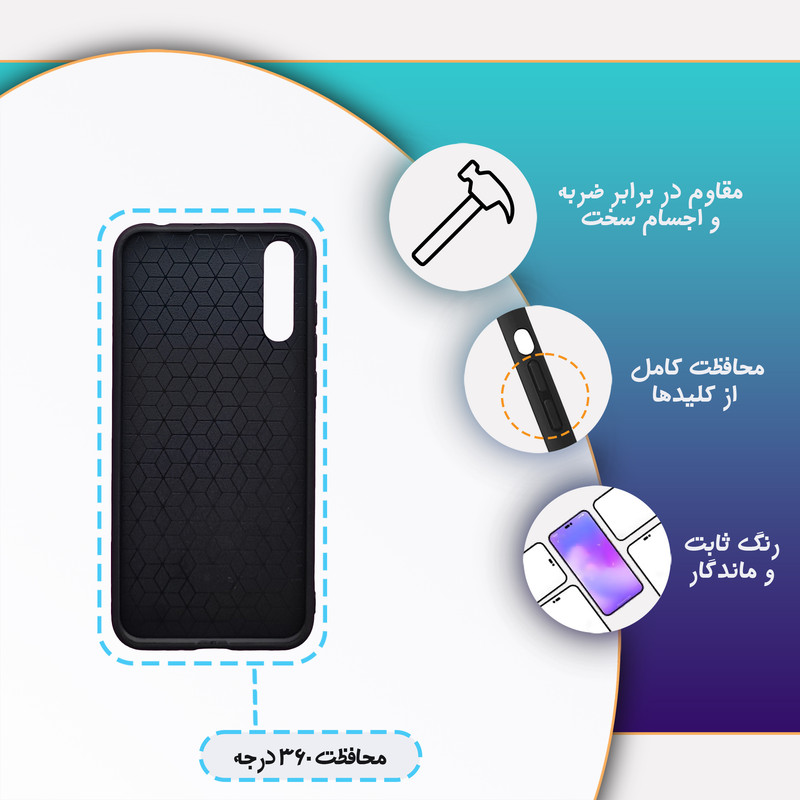 کاور گارد قاب علوی مدل Glass مناسب برای گوشی موبایل هوآوی Y8p