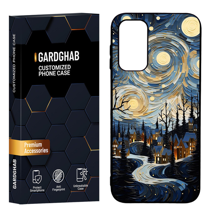 کاور گارد قاب مدل هنری مناسب برای گوشی موبایل سامسونگ Galaxy A14