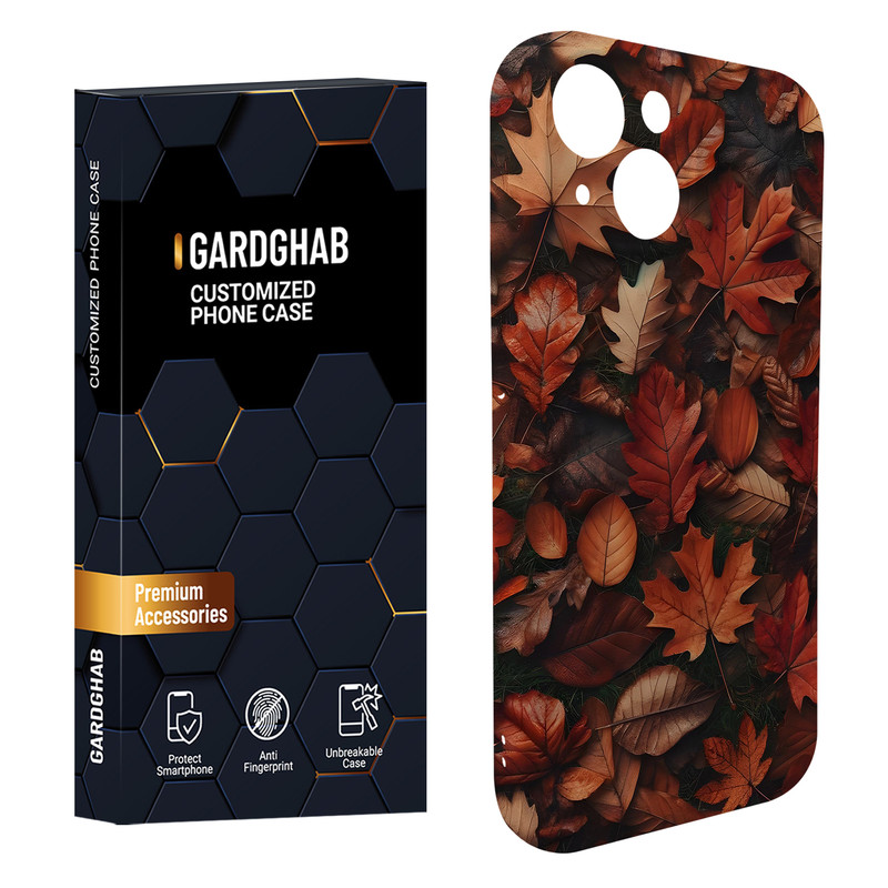 کاور گاردقاب مدل برگ مناسب برای گوشی موبایل اپل iPhone 14