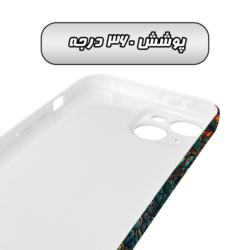 کاور گارد قاب مدل هنری مناسب برای گوشی موبایل اپل iPhone 15