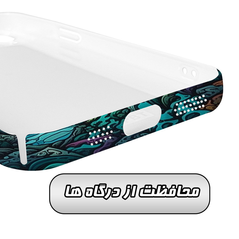 کاور گارد قاب مدل هنری مناسب برای گوشی موبایل اپل iPhone 15
