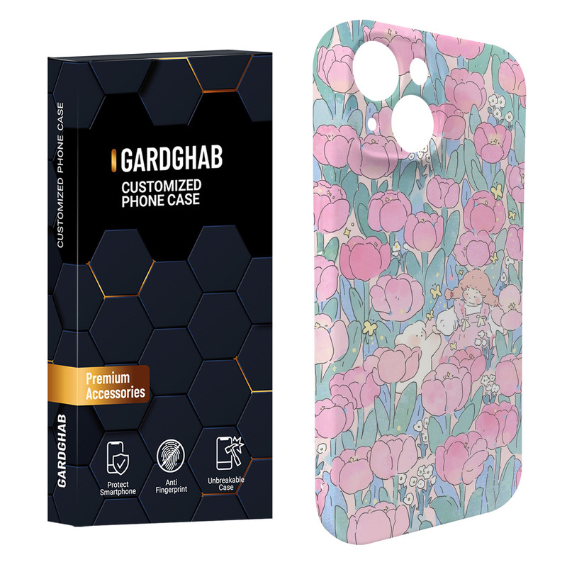 کاور گاردقاب مدل دخترانه مناسب برای گوشی موبایل اپل iPhone15 plus