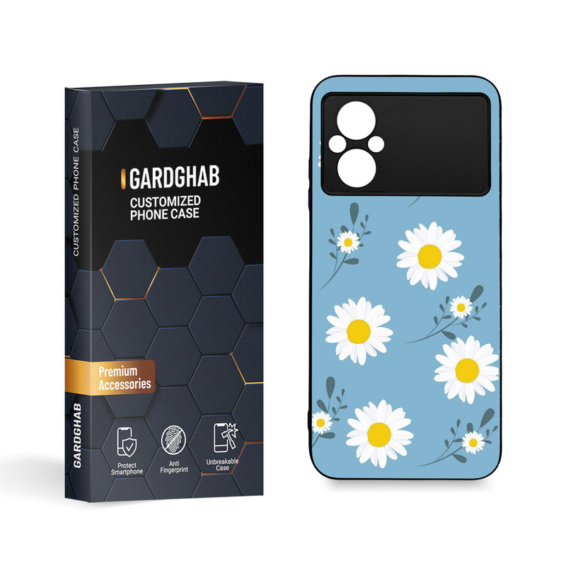 کاور گارد قاب مدل گل مناسب برای گوشی موبایل شیائومی Poco M4 5G / M5 4G