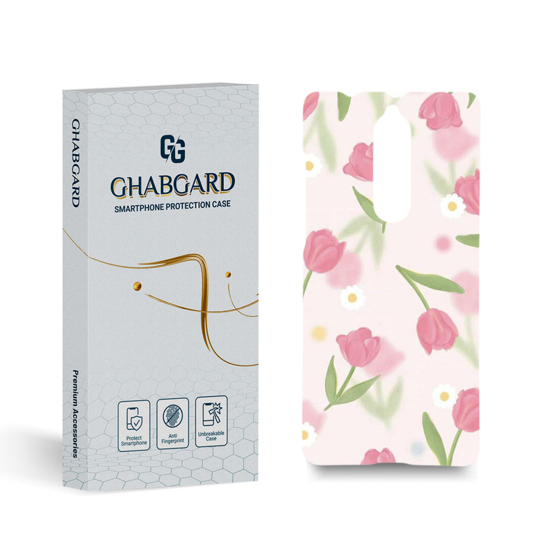 کاور قاب گارد مدل گل مناسب برای گوشی موبایل نوکیا 5.1