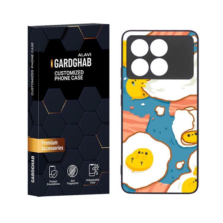 کاور گارد قاب علوی مدل دور ژله ای مناسب برای گوشی موبایل شیائومی Poco X6 Pro