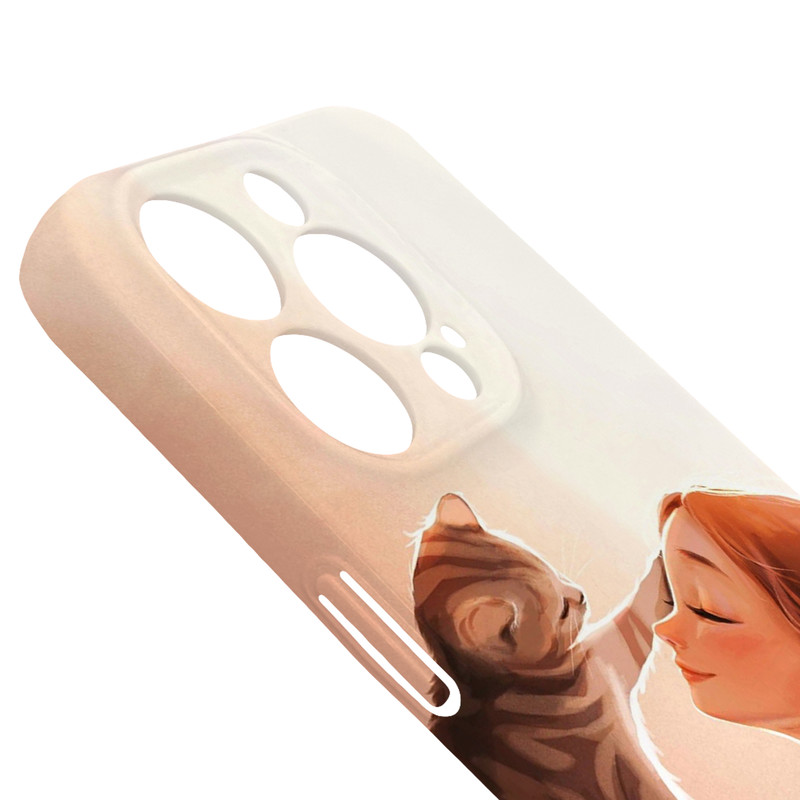 کاور گاردقاب مدل دخترانه مناسب برای گوشی موبایل اپل iPhone15 pro