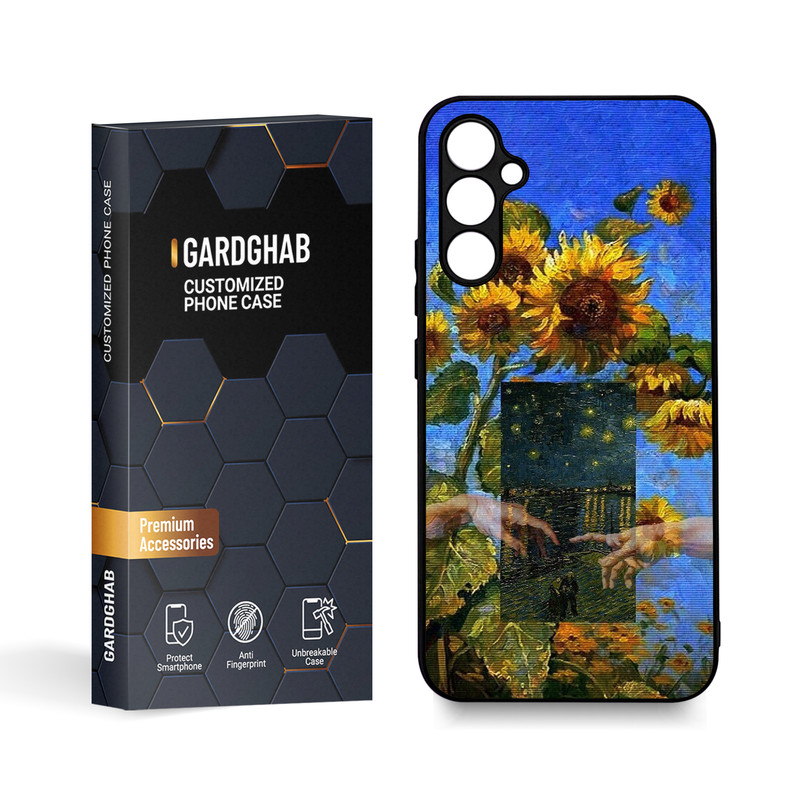 کاور گارد قاب مدل دورژله ای هنری مناسب برای گوشی موبایل سامسونگ Galaxy A34