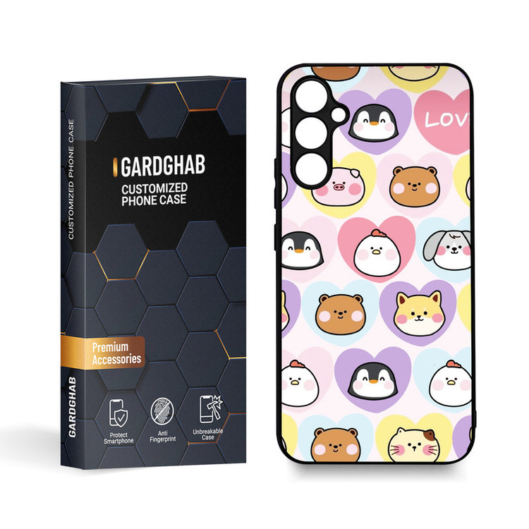 کاور گارد قاب مدل دورژله ای فانتزی مناسب برای گوشی موبایل سامسونگ Galaxy A34
