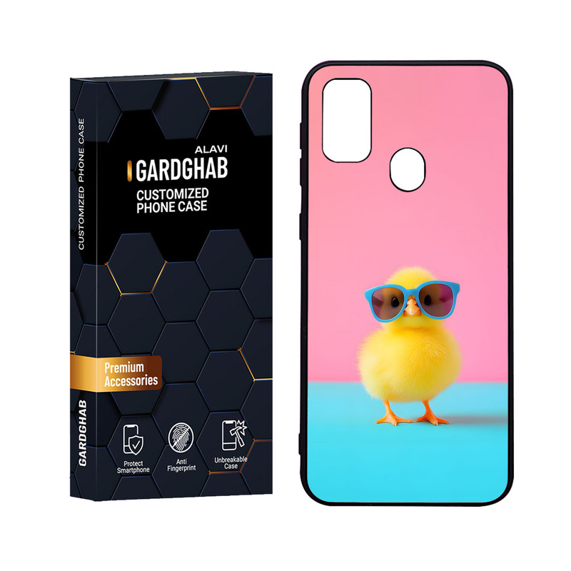کاور گارد قاب علوی مدل Glass مناسب برای گوشی موبایل سامسونگ Galaxy M30S