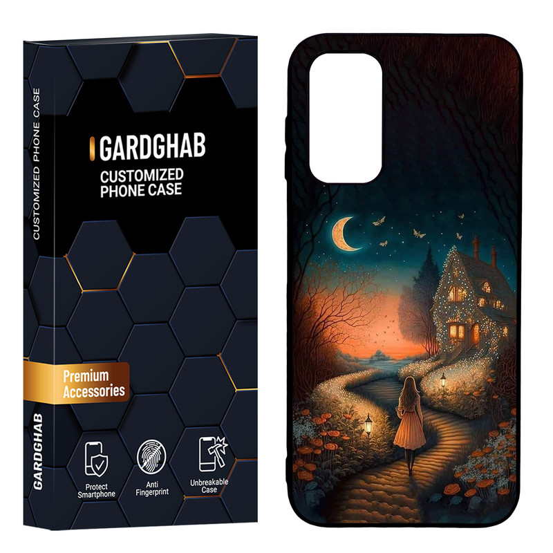 کاور گارد قاب مدل پشت گلس دخترانه مناسب برای گوشی موبایل سامسونگ Galaxy A14