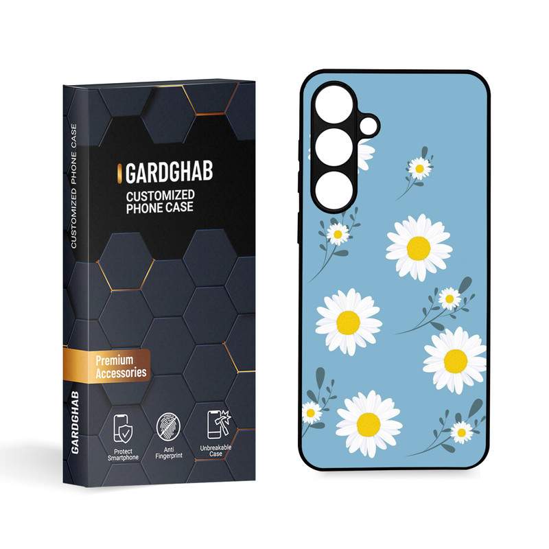 کاور گارد قاب مدل گل مناسب برای گوشی موبایل سامسونگ Galaxy S24 Plus