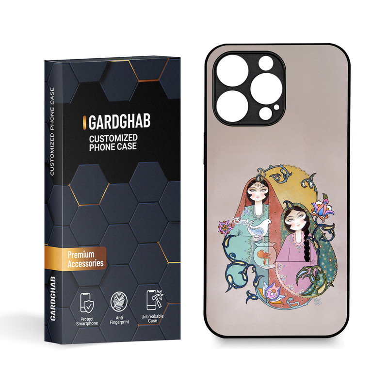 کاور گارد قاب مدل دخترانه مناسب برای گوشی موبایل اپل iPhone 15 Pro Max