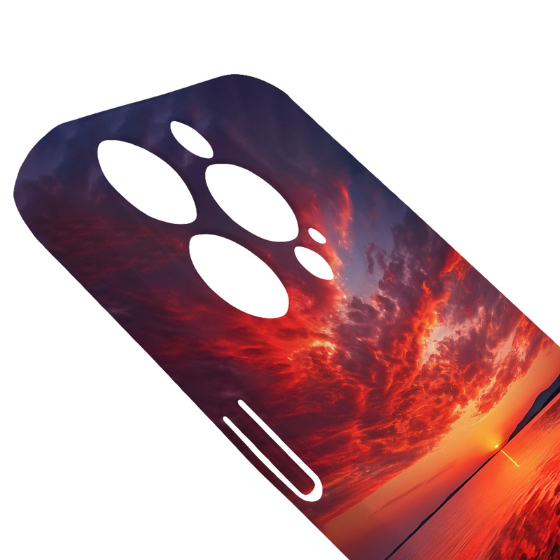 کاور گارد قاب مدل منظره و طبیعت مناسب برای گوشی موبایل اپل iPhone15 pro