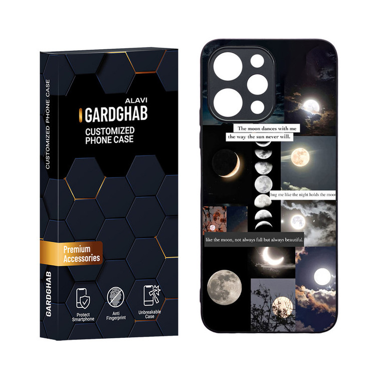 کاور گارد قاب مدل دورژله ای کهکشان مناسب برای گوشی موبایل شیائومی Redmi 12 4G / 5G