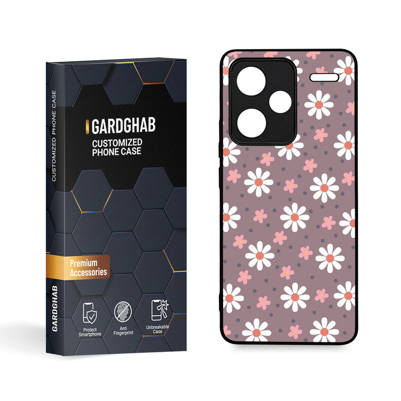 کاور گارد قاب مدل گل مناسب برای گوشی موبایل شیائومی Redmi Note 13 Pro Plus 5G