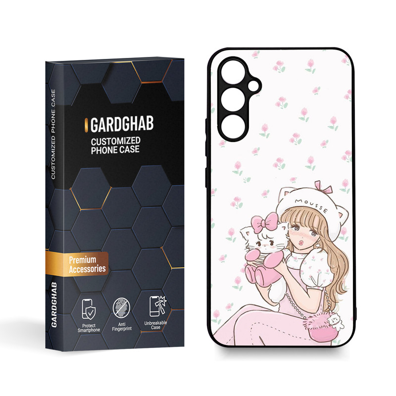 کاور گارد قاب مدل دورژله ای دخترانه مناسب برای گوشی موبایل سامسونگ Galaxy A34