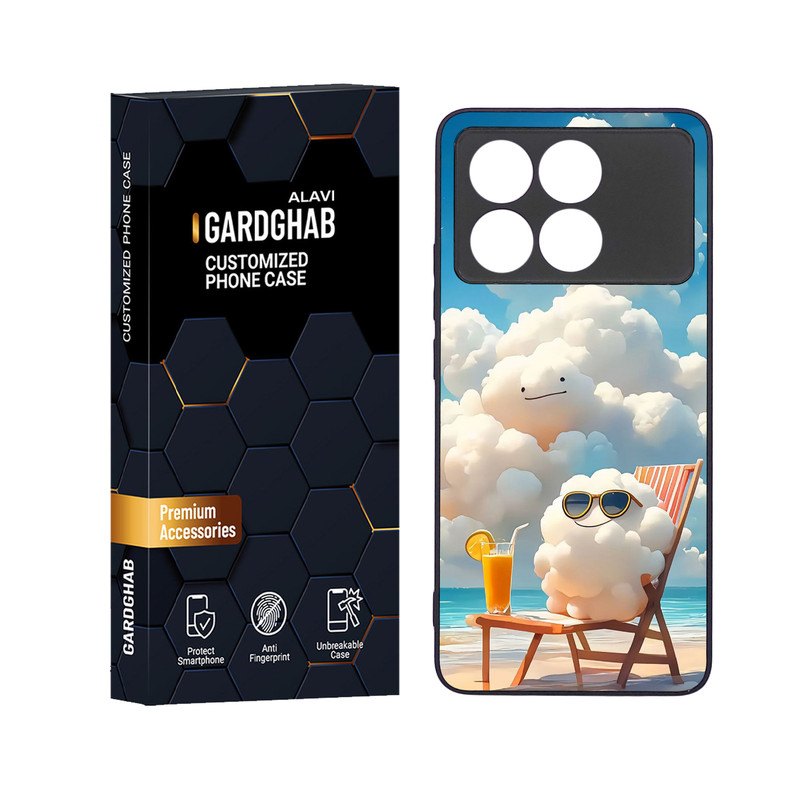 کاور گارد قاب علوی مدل دور ژله ای مناسب برای گوشی موبایل شیائومی Poco X6 Pro