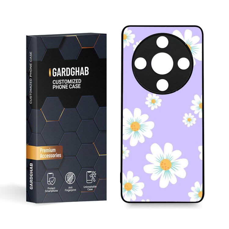 کاور گارد قاب مدل طرح گل مناسب برای گوشی موبایل آنر X9B 5G