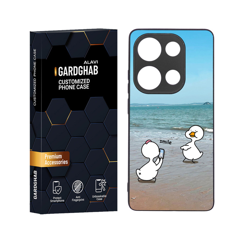 کاور گارد قاب علوی مدل دور ژله ای مناسب برای گوشی موبایل شیائومی Redmi Note 13 Pro 4G