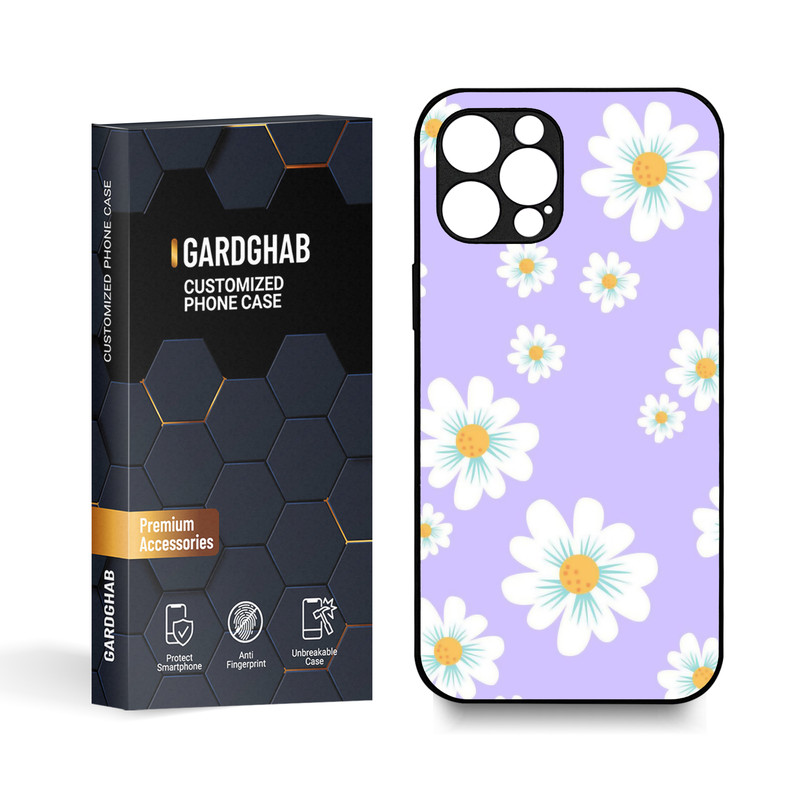 کاور گارد قاب مدل گل مناسب برای گوشی موبایل اپل iPhone 12 Pro Max