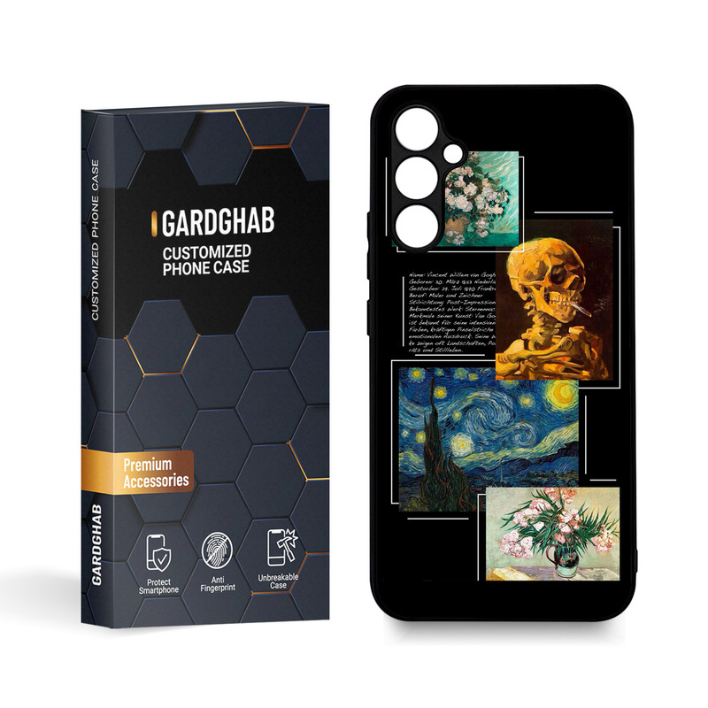 کاور گارد قاب مدل دورژله ای هنری مناسب برای گوشی موبایل سامسونگ Galaxy A34