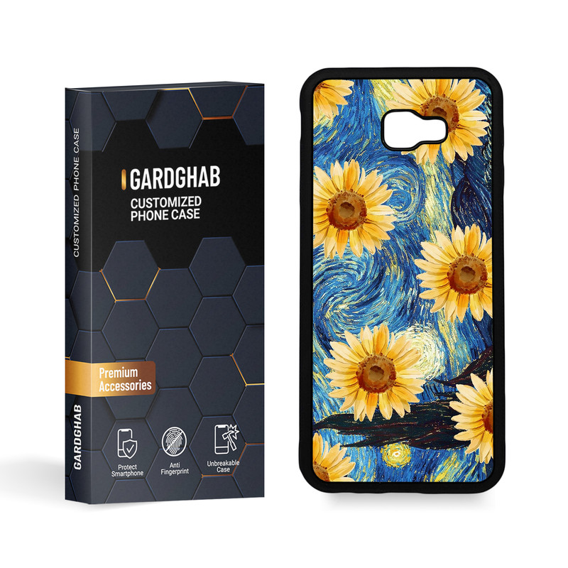 کاور گارد قاب مدل گل مناسب برای گوشی موبایل سامسونگ Galaxy J4 Plus