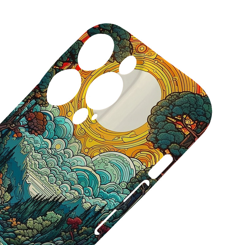 کاور گارد قاب مدل هنری مناسب برای گوشی موبایل اپل iPhone15 pro