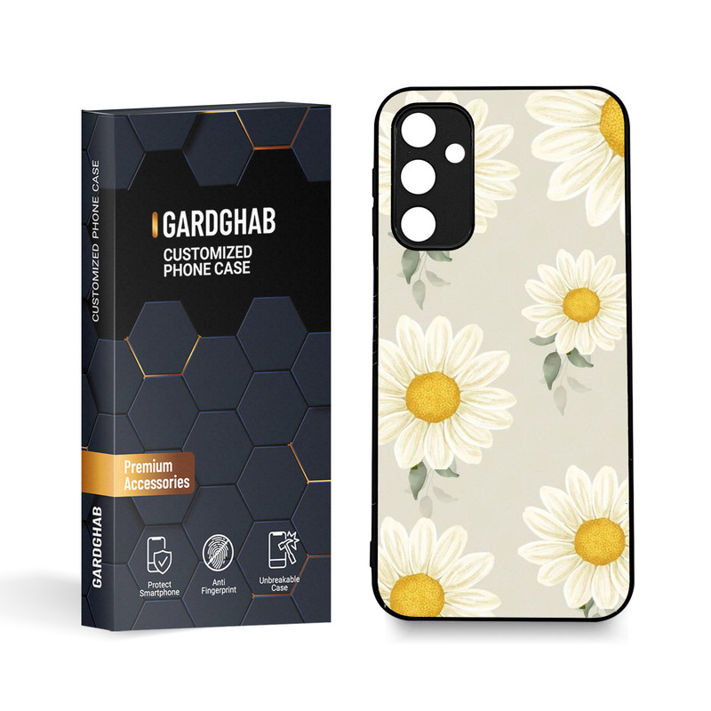 کاور گارد قاب طرح گل مناسب برای گوشی موبایل سامسونگ Galaxy A24 4G